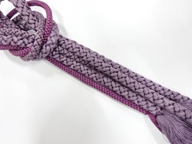 正絹　手組帯締め